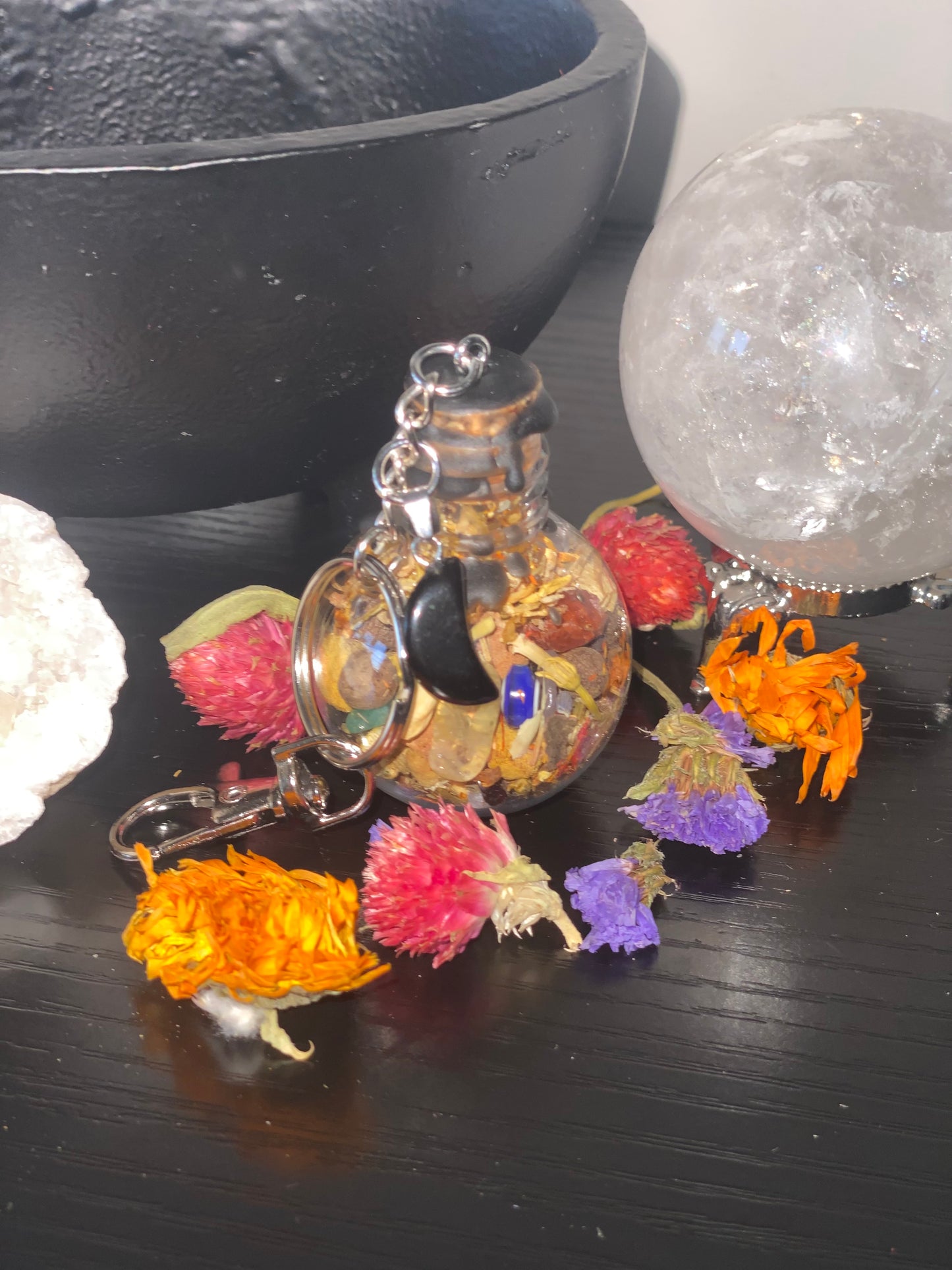 Custom Intention Jar Keychain