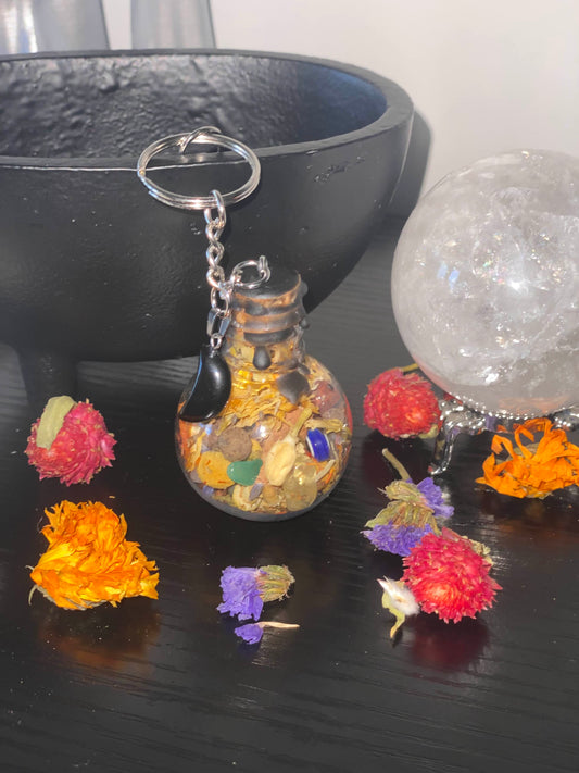 Custom Intention Jar Keychain
